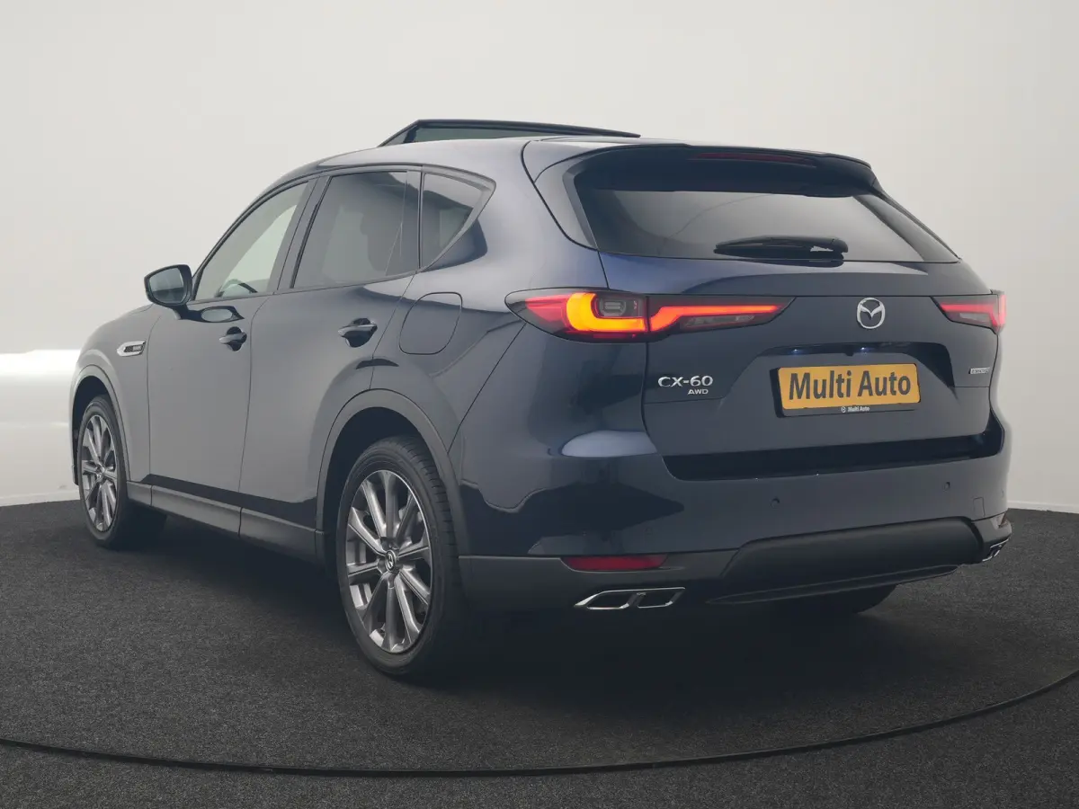 2.5 e-SkyActiv Exclusive-Line PHEV 327pk Dealer O.H | SOH 90,9% | Trekhaak Af Fabriek | Panodak | Head Up | Camera | Stoelen & Stuur Verwarmd | Blis | Keyless | Apple Carplay | Navigatie | D