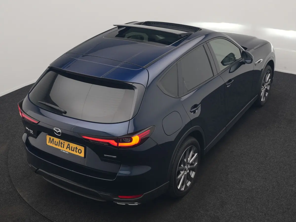 2.5 e-SkyActiv Exclusive-Line PHEV 327pk Dealer O.H | SOH 90,9% | Trekhaak Af Fabriek | Panodak | Head Up | Camera | Stoelen & Stuur Verwarmd | Blis | Keyless | Apple Carplay | Navigatie | D