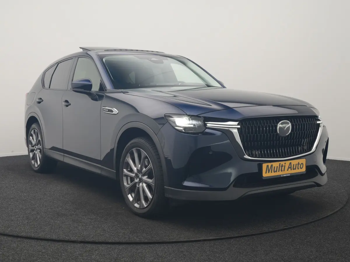 2.5 e-SkyActiv Exclusive-Line PHEV 327pk Dealer O.H | SOH 90,9% | Trekhaak Af Fabriek | Panodak | Head Up | Camera | Stoelen & Stuur Verwarmd | Blis | Keyless | Apple Carplay | Navigatie | D