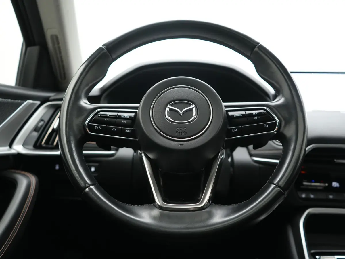 2.5 e-SkyActiv Exclusive-Line PHEV 327pk Dealer O.H | SOH 90,9% | Trekhaak Af Fabriek | Panodak | Head Up | Camera | Stoelen & Stuur Verwarmd | Blis | Keyless | Apple Carplay | Navigatie | D