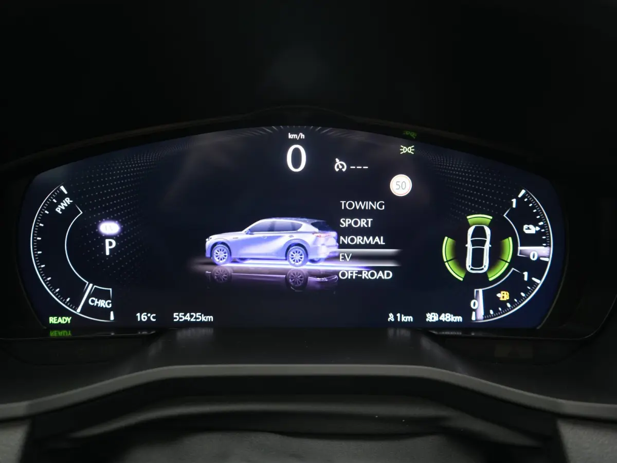 2.5 e-SkyActiv Exclusive-Line PHEV 327pk Dealer O.H | SOH 90,9% | Trekhaak Af Fabriek | Panodak | Head Up | Camera | Stoelen & Stuur Verwarmd | Blis | Keyless | Apple Carplay | Navigatie | D