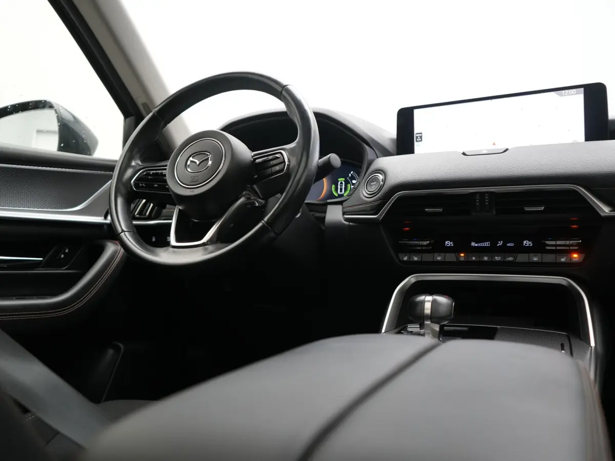 2.5 e-SkyActiv Exclusive-Line PHEV 327pk Dealer O.H | SOH 90,9% | Trekhaak Af Fabriek | Panodak | Head Up | Camera | Stoelen & Stuur Verwarmd | Blis | Keyless | Apple Carplay | Navigatie | D