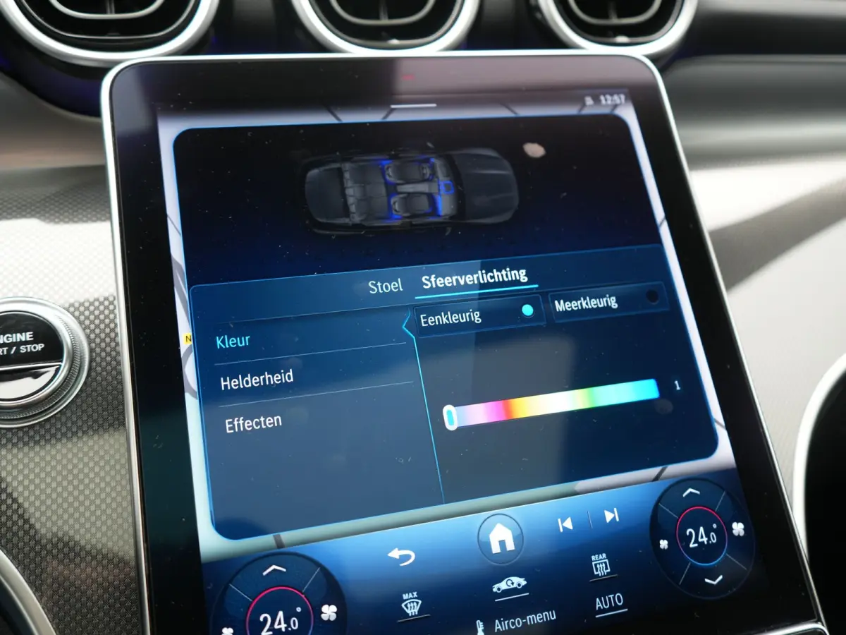 4MATIC AMG Line PHEV 313pk Dealer O.H | Panodak | Head Up | 360 Camera | Digital Light | Lederen Sportstoelen Memory & Verwarmd | Keyless | Sfeerverlichting | Blis | Apple Carplay | Navigati