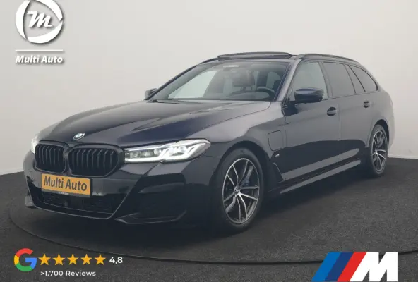 530e M Sport PHEV 293pk Dealer O.H | SOH 90,2% | Trekhaak Af Fabriek | Panodak | Head Up | Soft-Close| 360 Camera | Adaptive Cruise | Laser LED | Lederen Comfortstoelen Memory & Verwarmd | S