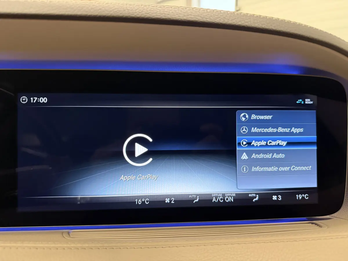 560 Lang AMG S63 STYLING PANO/BURMESTER/MASSAGE-NAPPA LEER/MAGIC BODY CONTROL/NACHTZICHT/SOFT-CLOSE/360CAMERA/WIDESCREEN/LED MULTIBEAM/SFEER/CARPLAY/KEYLESS/ENTERTAINMENT-PACK/UNIEKE AUTO/VO