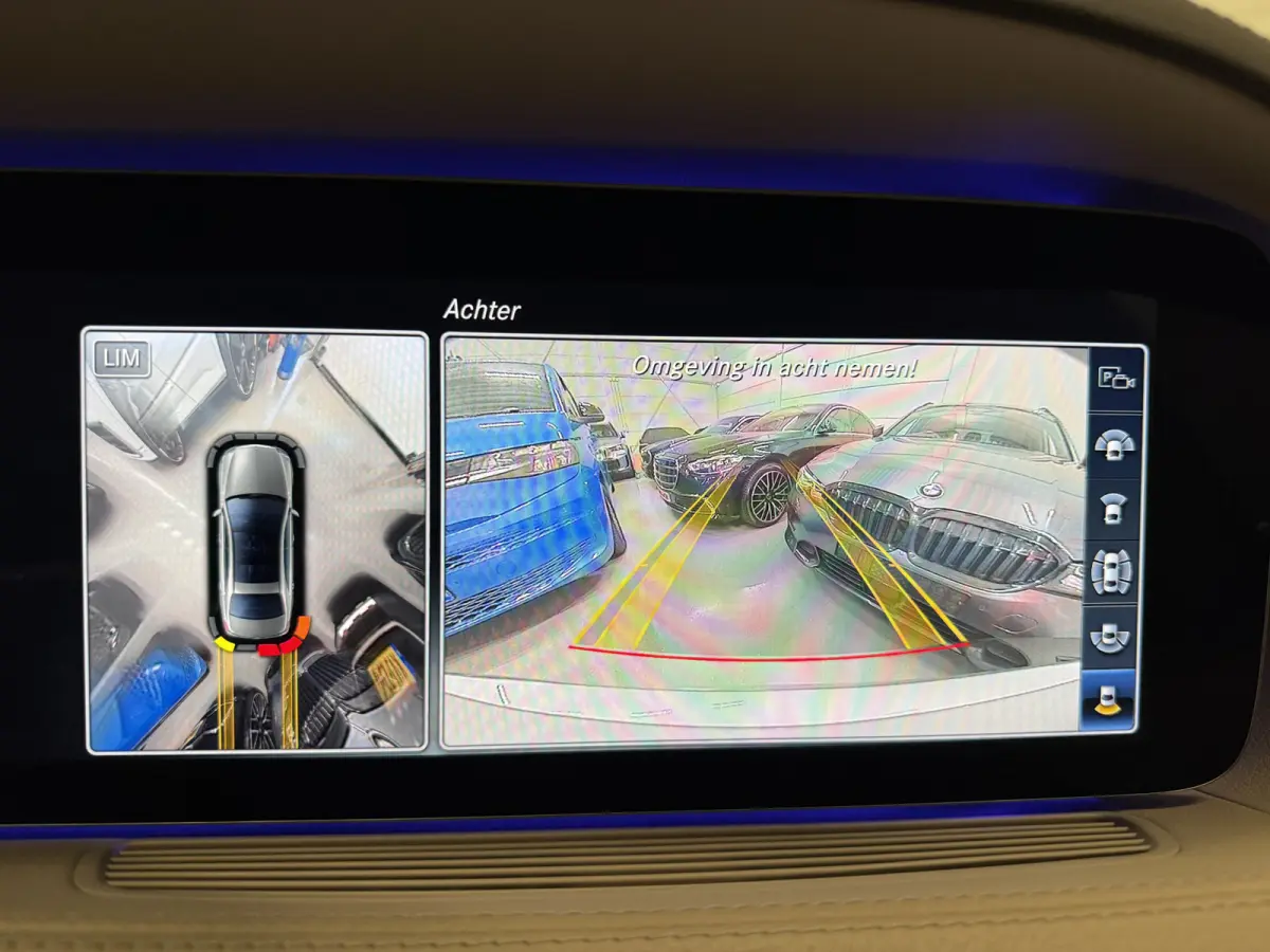 560 Lang AMG S63 STYLING PANO/BURMESTER/MASSAGE-NAPPA LEER/MAGIC BODY CONTROL/NACHTZICHT/SOFT-CLOSE/360CAMERA/WIDESCREEN/LED MULTIBEAM/SFEER/CARPLAY/KEYLESS/ENTERTAINMENT-PACK/UNIEKE AUTO/VO