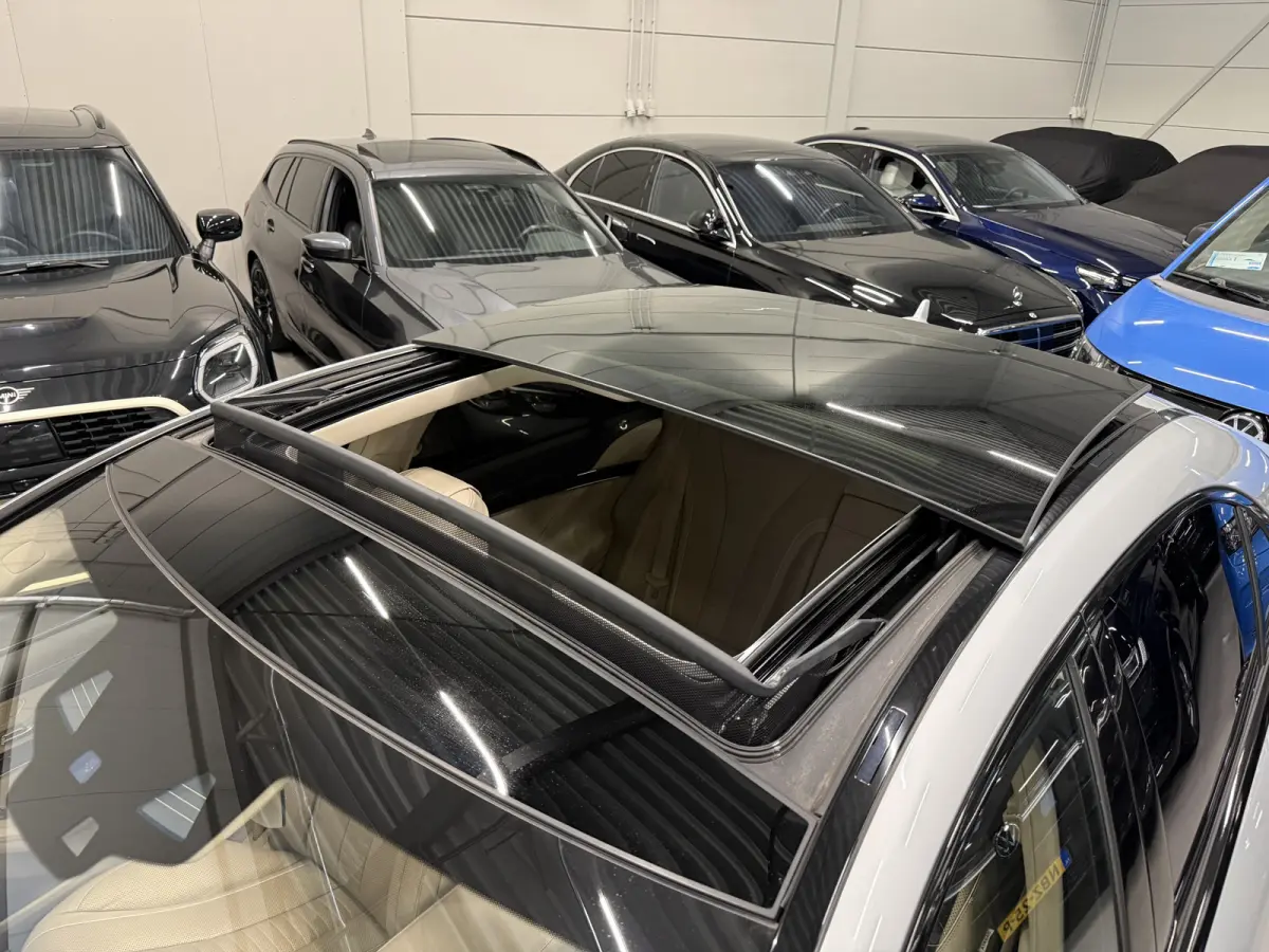 560 Lang AMG S63 STYLING PANO/BURMESTER/MASSAGE-NAPPA LEER/MAGIC BODY CONTROL/NACHTZICHT/SOFT-CLOSE/360CAMERA/WIDESCREEN/LED MULTIBEAM/SFEER/CARPLAY/KEYLESS/ENTERTAINMENT-PACK/UNIEKE AUTO/VO