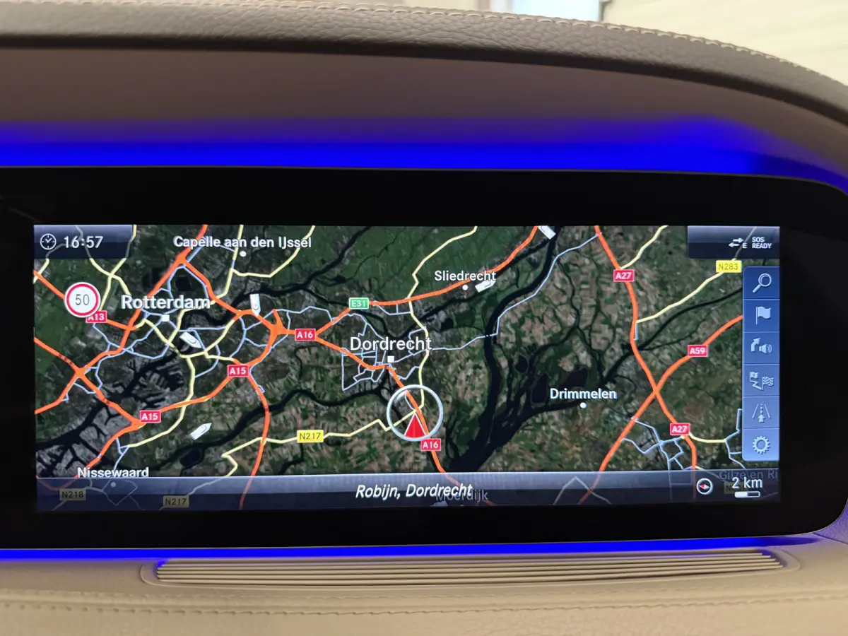 560 Lang AMG S63 STYLING PANO/BURMESTER/MASSAGE-NAPPA LEER/MAGIC BODY CONTROL/NACHTZICHT/SOFT-CLOSE/360CAMERA/WIDESCREEN/LED MULTIBEAM/SFEER/CARPLAY/KEYLESS/ENTERTAINMENT-PACK/UNIEKE AUTO/VO