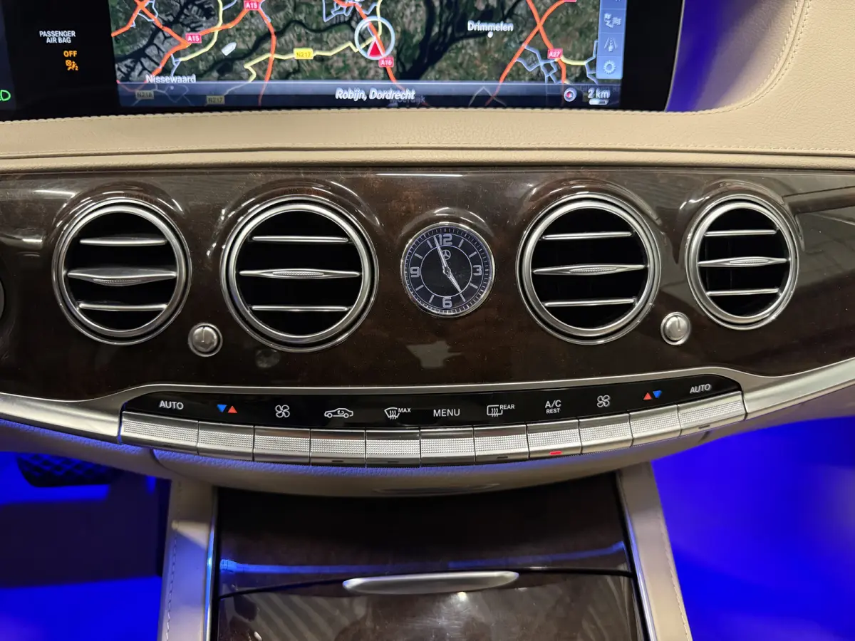 560 Lang AMG S63 STYLING PANO/BURMESTER/MASSAGE-NAPPA LEER/MAGIC BODY CONTROL/NACHTZICHT/SOFT-CLOSE/360CAMERA/WIDESCREEN/LED MULTIBEAM/SFEER/CARPLAY/KEYLESS/ENTERTAINMENT-PACK/UNIEKE AUTO/VO