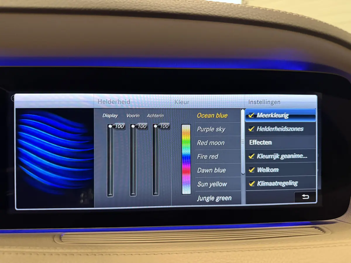 560 Lang AMG S63 STYLING PANO/BURMESTER/MASSAGE-NAPPA LEER/MAGIC BODY CONTROL/NACHTZICHT/SOFT-CLOSE/360CAMERA/WIDESCREEN/LED MULTIBEAM/SFEER/CARPLAY/KEYLESS/ENTERTAINMENT-PACK/UNIEKE AUTO/VO