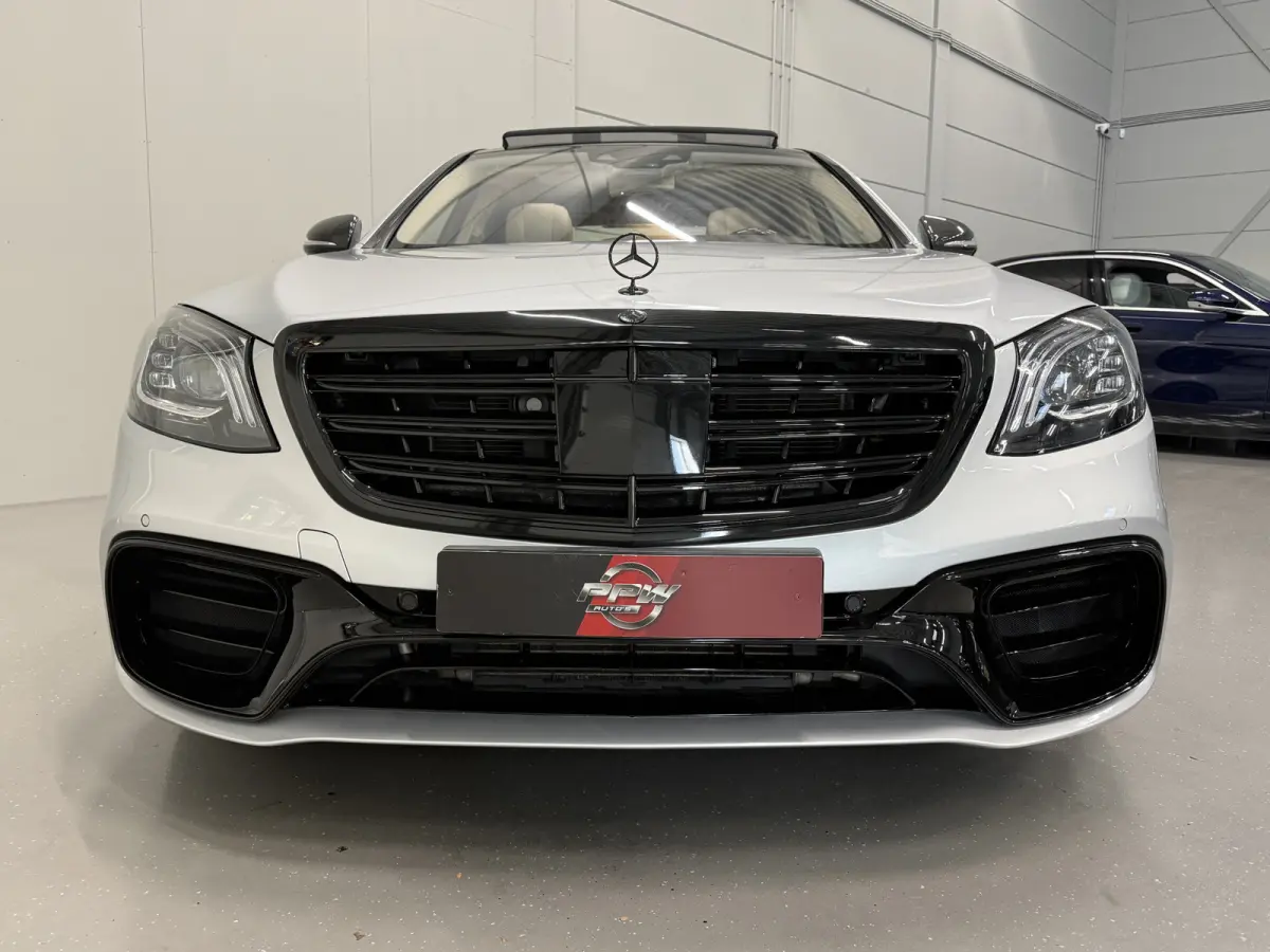 560 Lang AMG S63 STYLING PANO/BURMESTER/MASSAGE-NAPPA LEER/MAGIC BODY CONTROL/NACHTZICHT/SOFT-CLOSE/360CAMERA/WIDESCREEN/LED MULTIBEAM/SFEER/CARPLAY/KEYLESS/ENTERTAINMENT-PACK/UNIEKE AUTO/VO