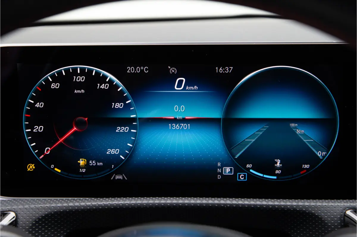180 AMG, Widescreen, Sfeerverlichting, Sterrenhemel, Camera