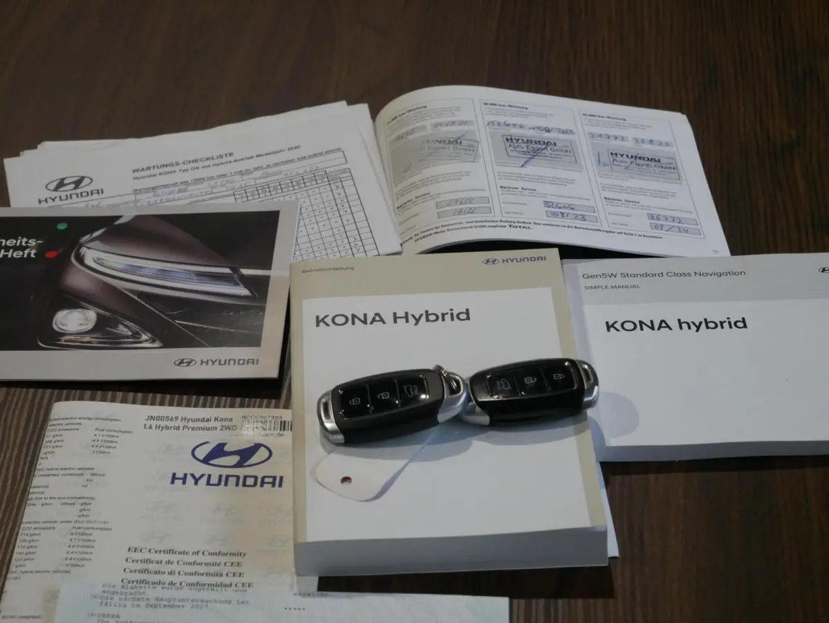 1.6 GDI HEV Premium HUD| Leder| ACC| Dealer onderhouden