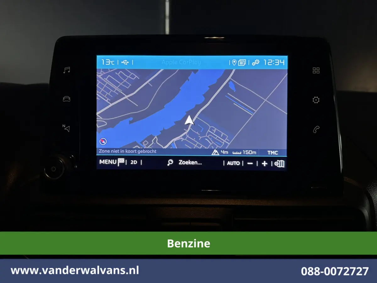 1.2 PureTech 130pk Automaat Benzine L1H1 Euro6 Airco | 3-zits | Camera | Navigatie | Apple Carplay Cruisecontrol, Android Auto, Parkeersensoren, Bijrijdersbank, BPM VRIJ