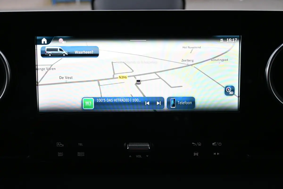 317 CDI L2H2 Pro LED, Geveerde stoel, Navigatie met camera