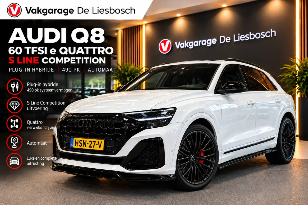60 TFSI e quattro Pro Line S Competition 490pk | Panoramadak | luchtvering | head-up | 360 camera | 22 inch