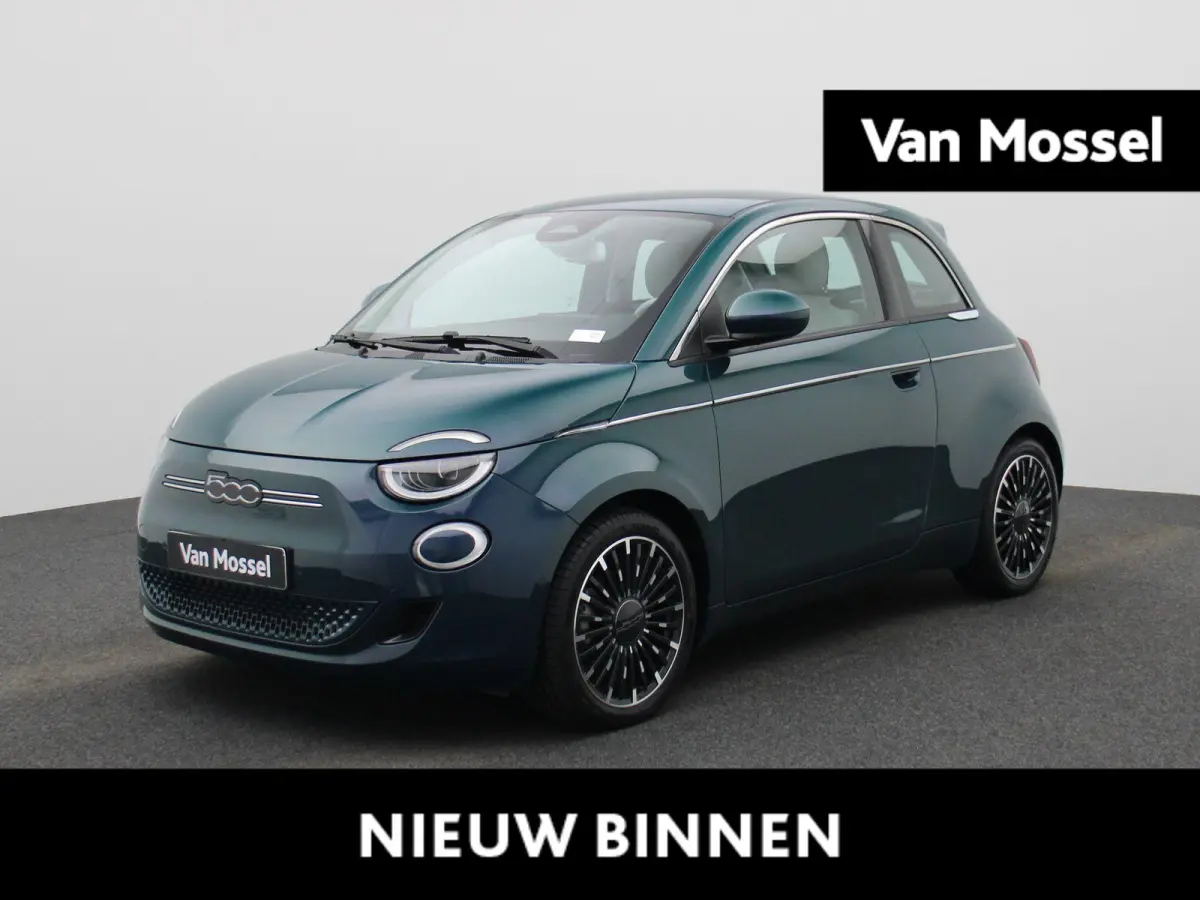500e 42 kWh La Prima by Bocelli | ACHTERUITRIJCAMERA | STOELVERWARMING | APPLE CARPLAY - ANDROID AUTO | LEDER | CRUISE CONTROL | CLIMATE CONTROL |