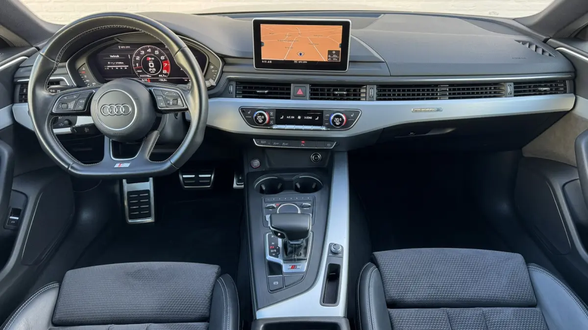 3.0 TFSI S5 quattro 354PK Pro Line Plus Leder/ Alcan Sportstoelen, Navi, Stoelverw, Elektr. Achterklep, Cruise