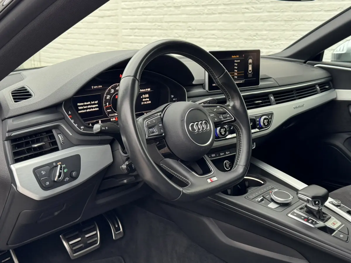 3.0 TFSI S5 quattro 354PK Pro Line Plus Leder/ Alcan Sportstoelen, Navi, Stoelverw, Elektr. Achterklep, Cruise