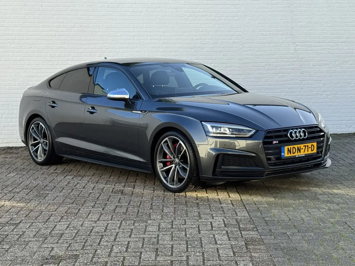 3.0 TFSI S5 quattro 354PK Pro Line Plus Leder/ Alcan Sportstoelen, Navi, Stoelverw, Elektr. Achterklep, Cruise