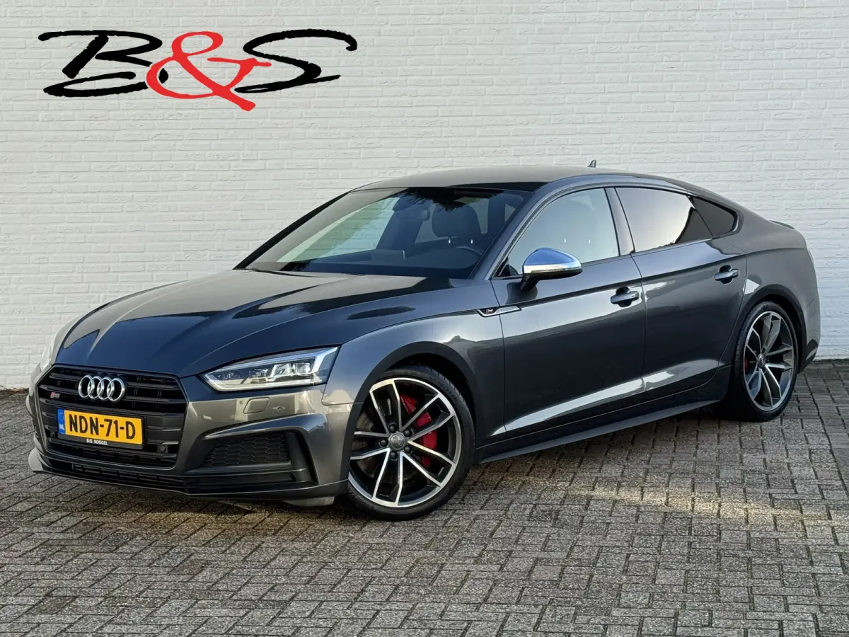 3.0 TFSI S5 quattro 354PK Pro Line Plus Leder/ Alcan Sportstoelen, Navi, Stoelverw, Elektr. Achterklep, Cruise