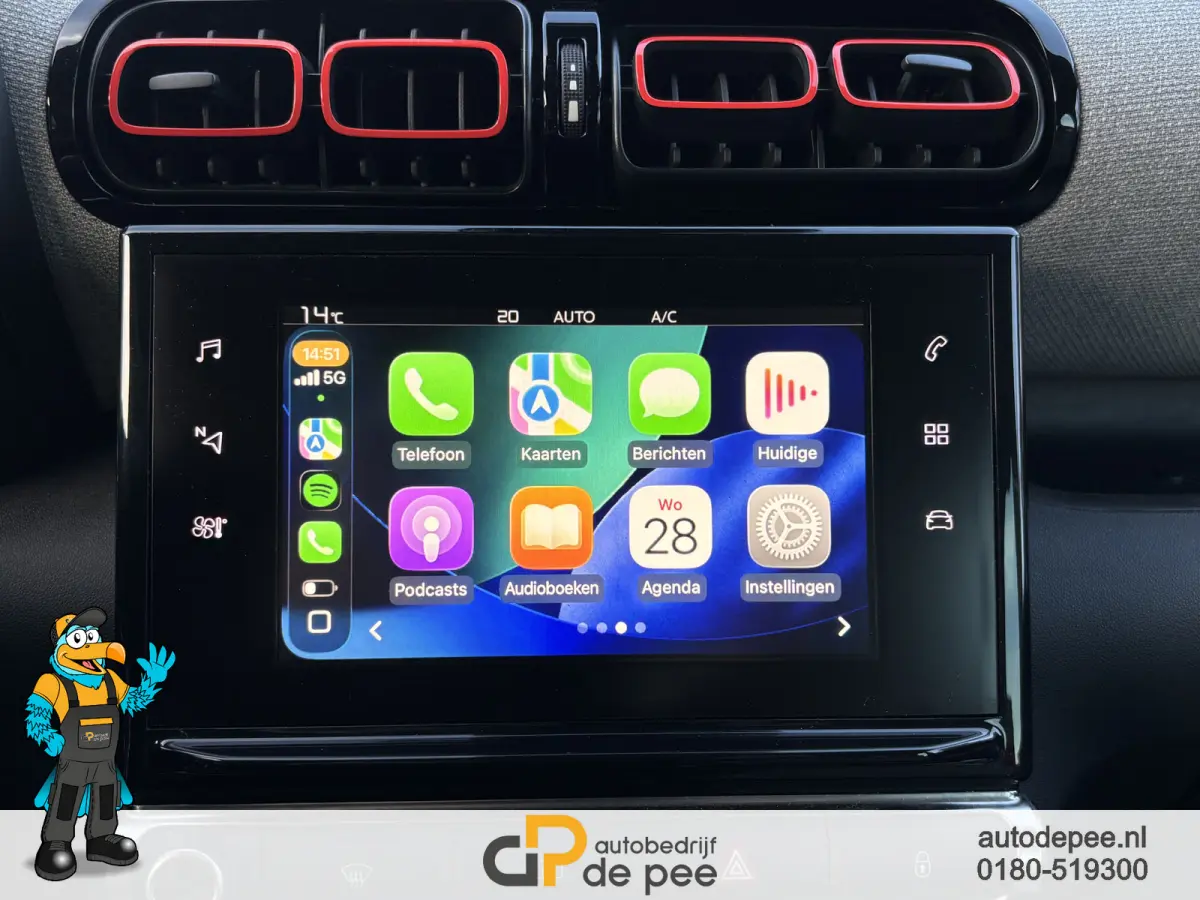1.2 PureTech S&S Shine GARANTIE/CRUISE/CLIMA/CARPLAY/TREKHAAK/P.SENS.+CAM/LICHTMETAAL rijklaarprijs!