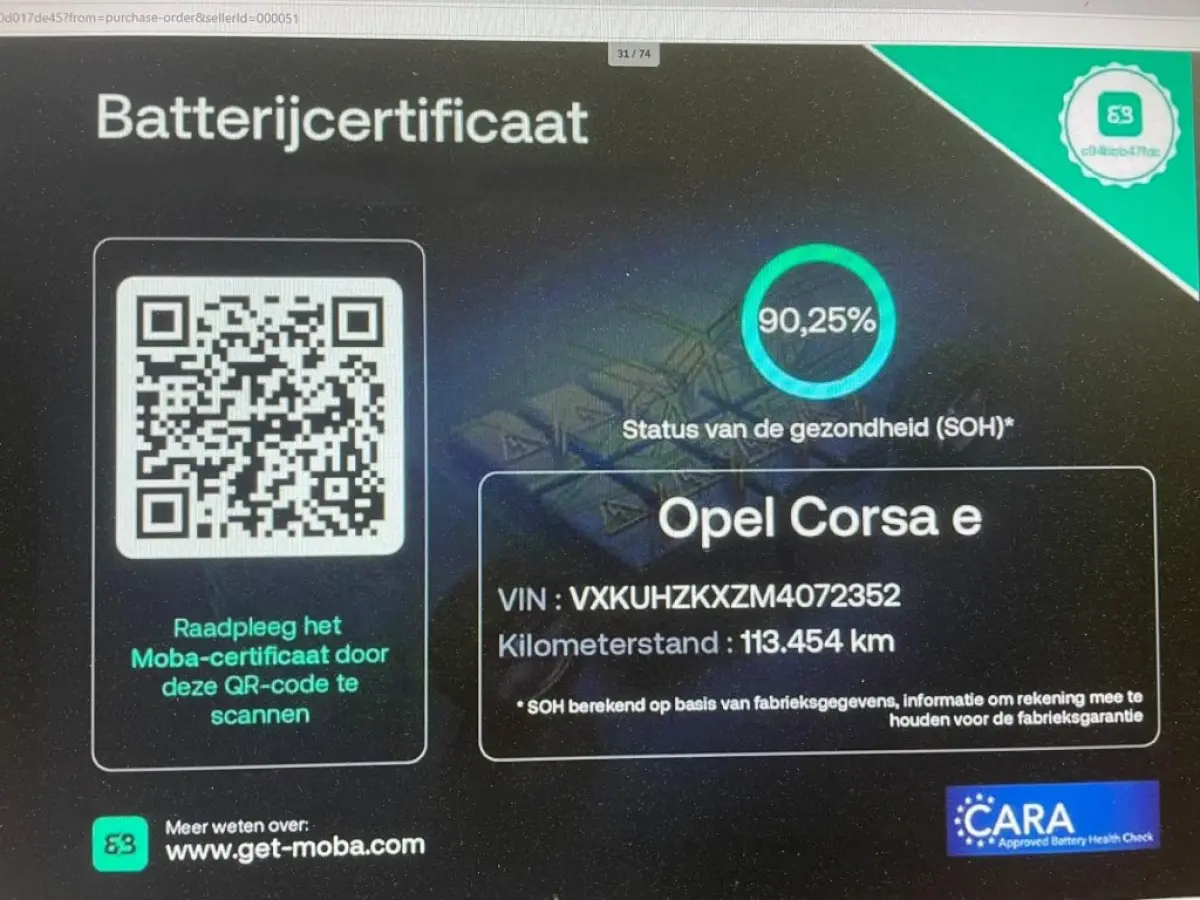 Edition 50 kWh - Carplay, Clima, Cruise, SOH 90,25%