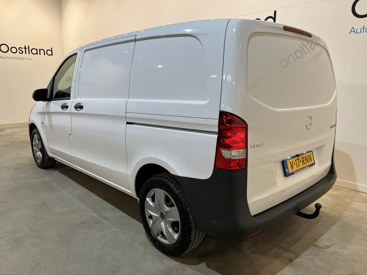 114 CDI L1 Pro RWD Automaat Servicebus / Sortimo Inrichting / Euro 6 / Schuifdeur L + R / 220V. / Airco / Cruise Control / Camera / CarPlay / Trekhaak / Klep / 3-Zits