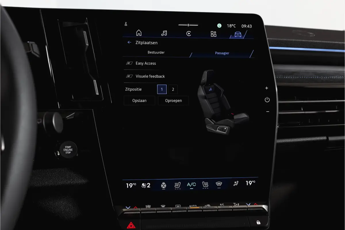1.2 E-Tech full hybrid 200 esprit Alpine | 360 Camera | Elek. Stoelen | Winterpack | Dig. Cockpit | Adapt. Cruise | PDC | NAV+App. Connect | ECC | LM 20" | 2950