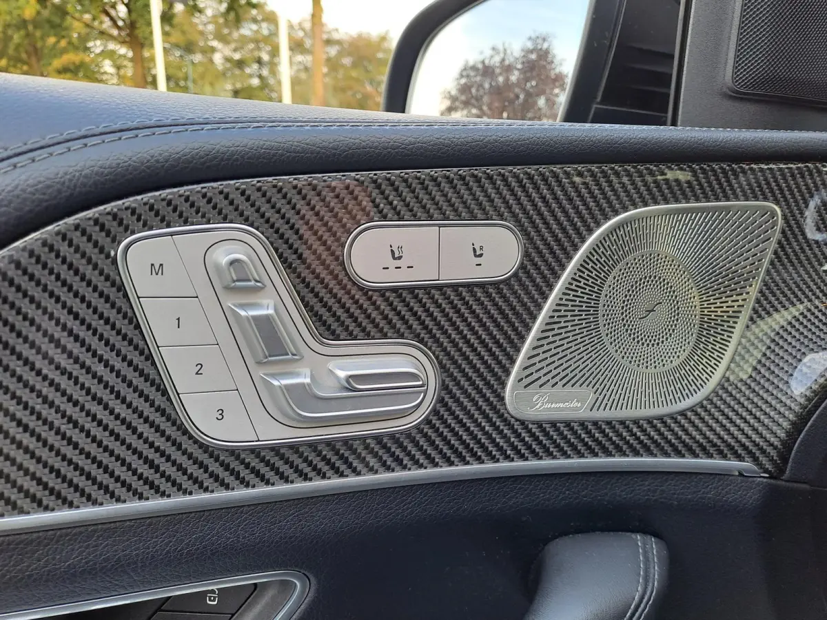 350 e 4MATIC Premium Plus | SOH 98% | BURMESTER AUDIO | LUCHTVERING | PANORAMA- SCHUIFDAK | ELEKTRISCHE STOELEN MET MEMORY | CARBON INTERIEUR AFWERKING | LEER | APPLE CARPLAY / ANDROID AUTO 