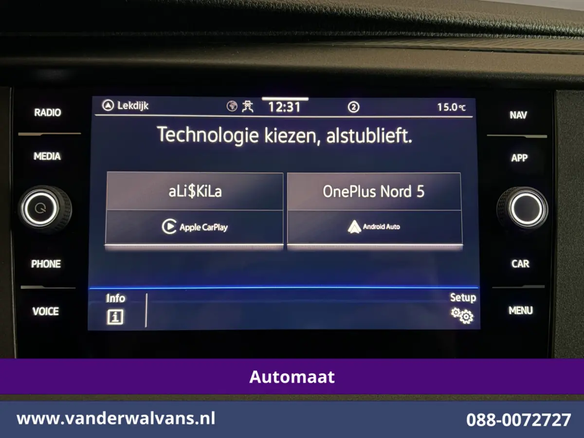 2.0 TDI 150pk Automaat Inrichting L1H1 Euro6 Airco | Navigatie | Apple Carplay | Leder | Cruisecontrol Android Auto, Parkeersensoren, Bijrijdersbank, Achterklep