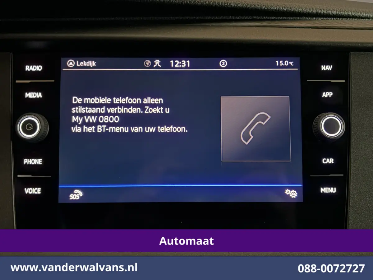 2.0 TDI 150pk Automaat L1H1 Euro6 Airco | Navigatie | Apple Carplay | Leder | Cruisecontrol Android Auto, Parkeersensoren, Bijrijdersbank, Achterklep