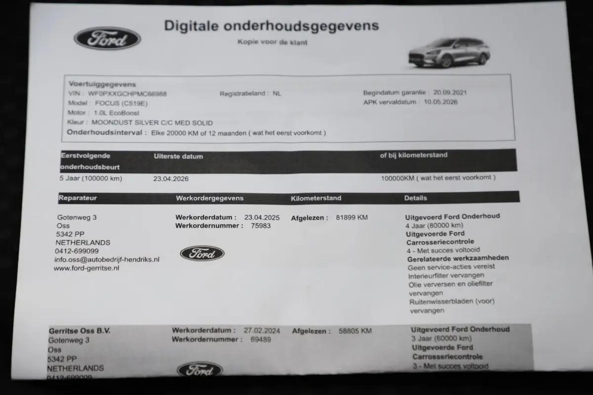 1.0 EcoBoost Hybrid Trend Edition Business 125PK Trekhaak Navigatie Achteruitrijcamera Virtual Cockpit Carplay Climate Cruise Control