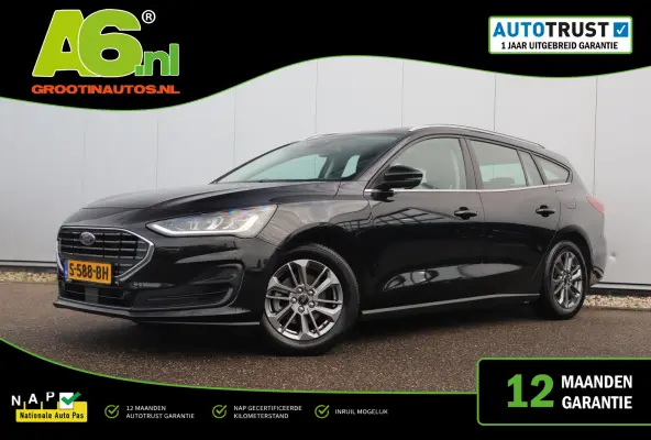 1.0 EcoBoost Hybrid Titanium 125PK Trekhaak Navigatie Carplay Climate Cruise Control LED Parkeersensor LMV