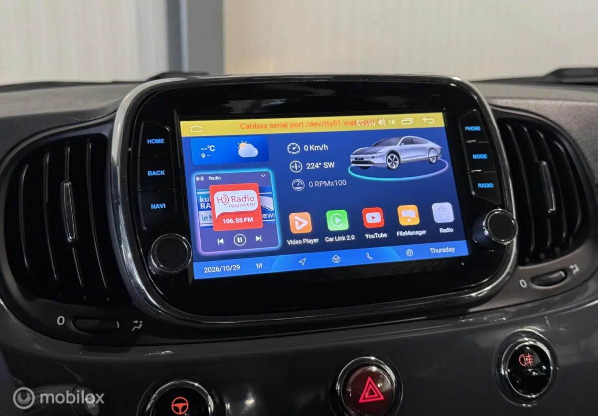 1.0 TwinAir [ NAP Carplay Abarth velgen LED ]