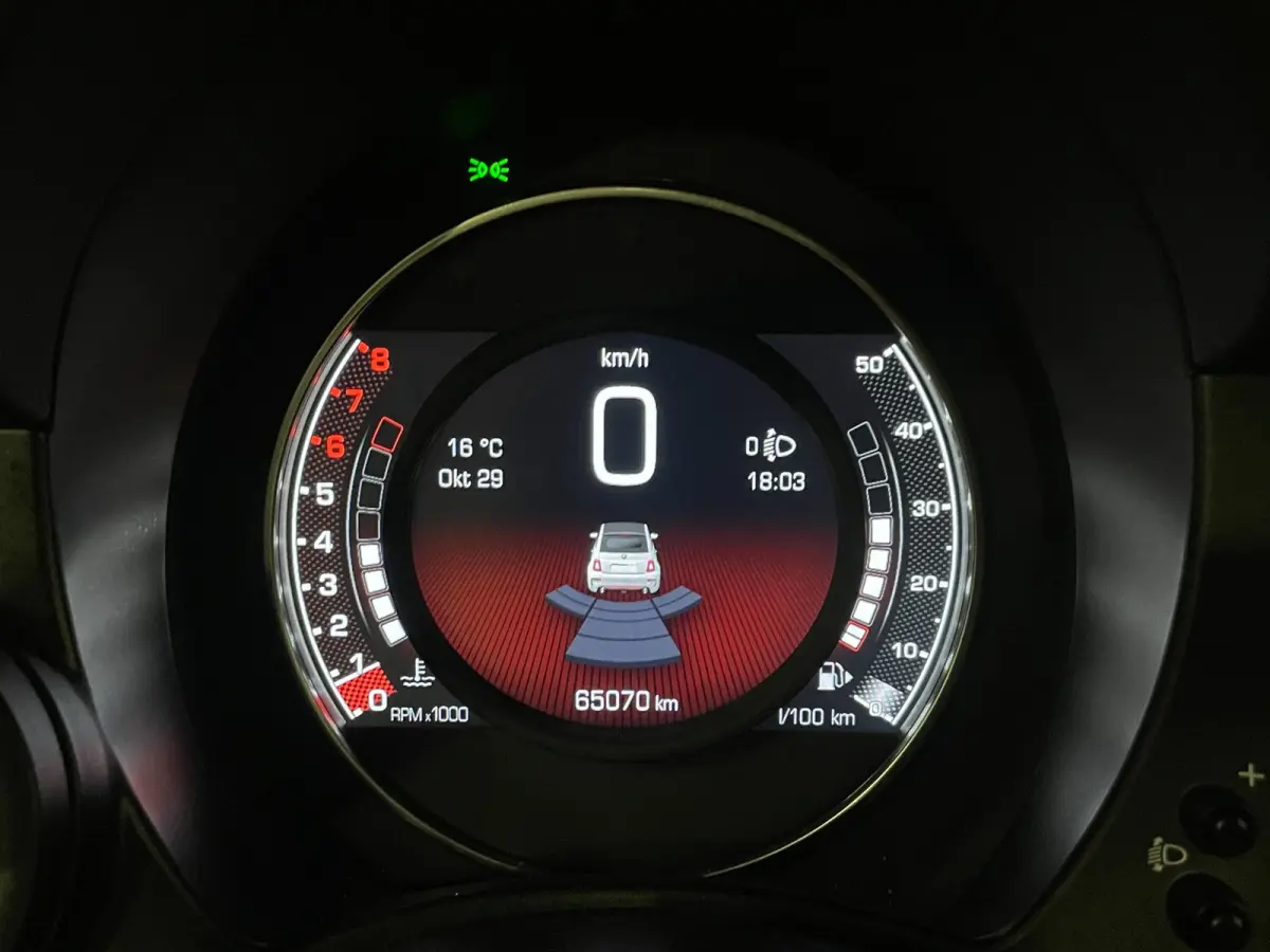 1.4 T-Jet Abarth Turismo 70th Anniversary|160PK|BLACK&RED EDITION|DIGITAL COCKPIT|CABRIO|CARPLAY|NAVIGATIE|AIRCO|MARGE|