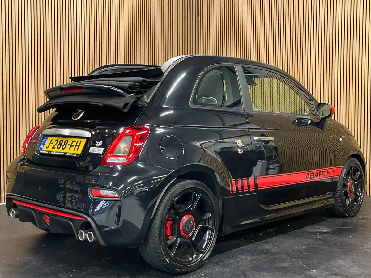 1.4 T-Jet Abarth Turismo 70th Anniversary|160PK|BLACK&RED EDITION|DIGITAL COCKPIT|CABRIO|CARPLAY|NAVIGATIE|AIRCO|MARGE|