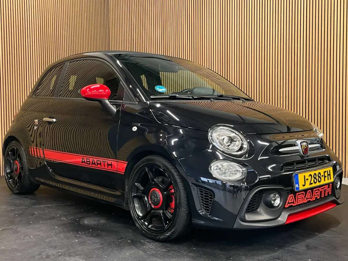 1.4 T-Jet Abarth Turismo 70th Anniversary|160PK|BLACK&RED EDITION|DIGITAL COCKPIT|CABRIO|CARPLAY|NAVIGATIE|AIRCO|MARGE|