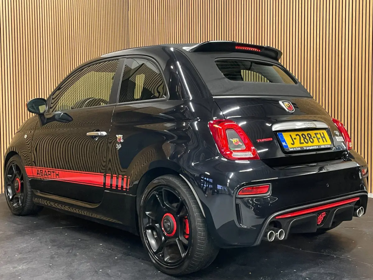 1.4 T-Jet Abarth Turismo 70th Anniversary|160PK|BLACK&RED EDITION|DIGITAL COCKPIT|CABRIO|CARPLAY|NAVIGATIE|AIRCO|MARGE|