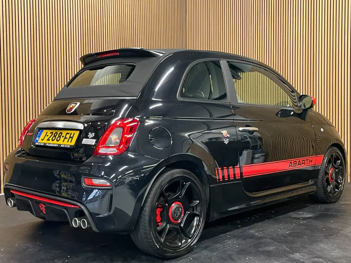 1.4 T-Jet Abarth Turismo 70th Anniversary|160PK|BLACK&RED EDITION|DIGITAL COCKPIT|CABRIO|CARPLAY|NAVIGATIE|AIRCO|MARGE|