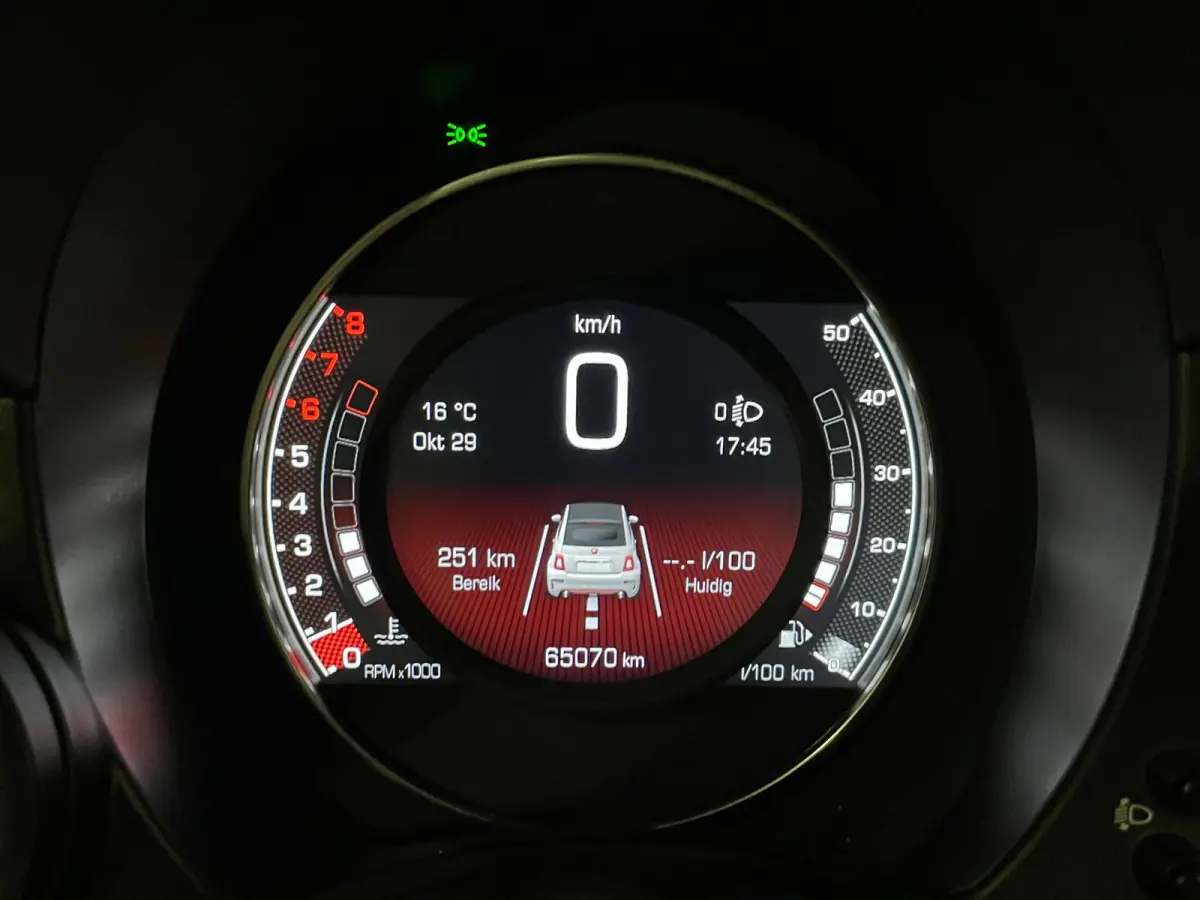 1.4 T-Jet Abarth Turismo 70th Anniversary|160PK|BLACK&RED EDITION|DIGITAL COCKPIT|CABRIO|CARPLAY|NAVIGATIE|AIRCO|MARGE|