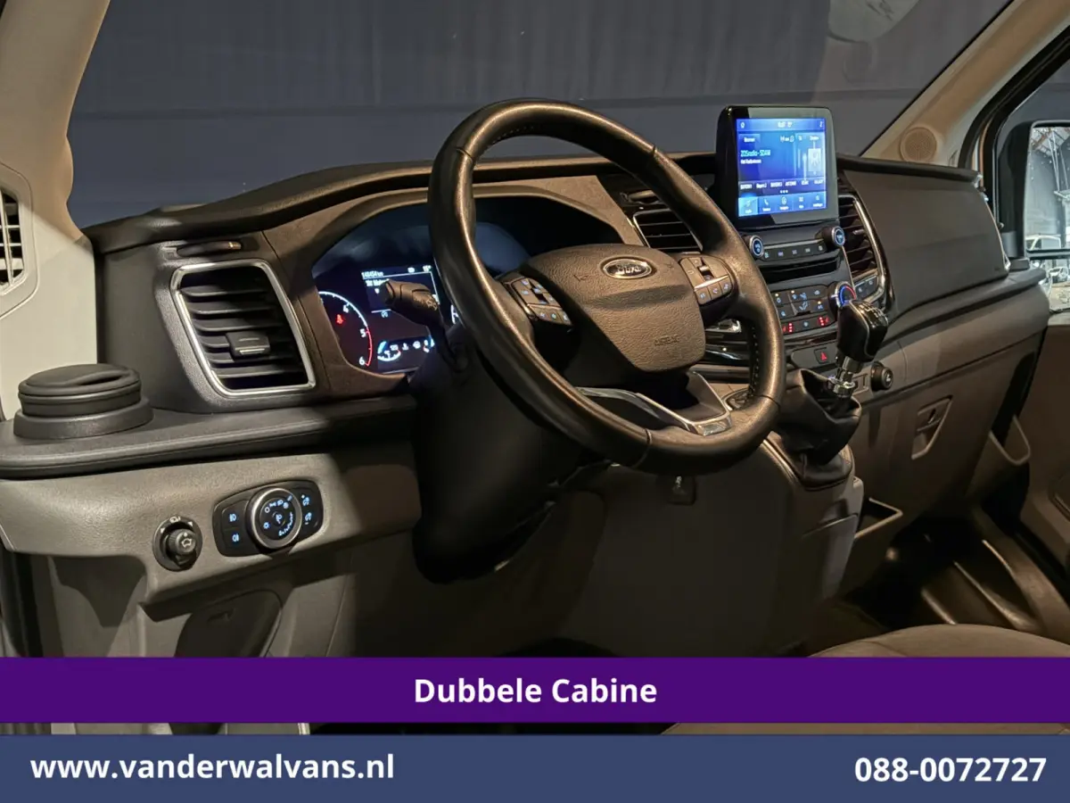 2.0 TDCI 185pk L3H2 Dubbele Cabine Euro6 Airco | 5-Zits | Camera | Navigatie | Apple Carplay | LED | Xenon Android Auto, Trekhaak, Cruisecontrol, Stoelverwarming, Verwarmde Voorruit, Parkeer