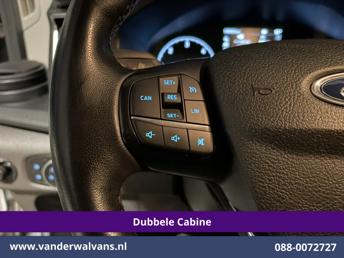 2.0 TDCI 185pk L3H2 Dubbele Cabine Euro6 Airco | 5-Zits | Camera | Navigatie | Apple Carplay | LED | Xenon Android Auto, Trekhaak, Cruisecontrol, Stoelverwarming, Verwarmde Voorruit, Parkeer
