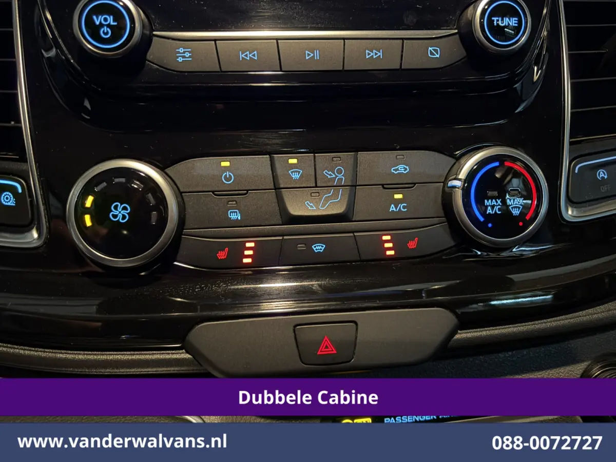 2.0 TDCI 185pk L3H2 Dubbele Cabine Euro6 Airco | 5-Zits | Camera | Navigatie | Apple Carplay | LED | Xenon Android Auto, Trekhaak, Cruisecontrol, Stoelverwarming, Verwarmde Voorruit, Parkeer
