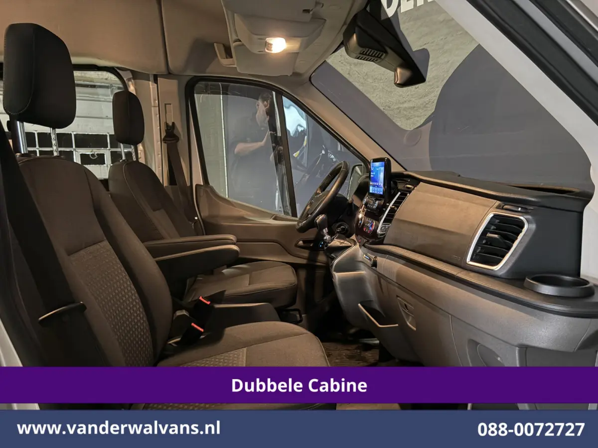 2.0 TDCI 185pk L3H2 Dubbele Cabine Euro6 Airco | 5-Zits | Camera | Navigatie | Apple Carplay | LED | Xenon Android Auto, Trekhaak, Cruisecontrol, Stoelverwarming, Verwarmde Voorruit, Parkeer