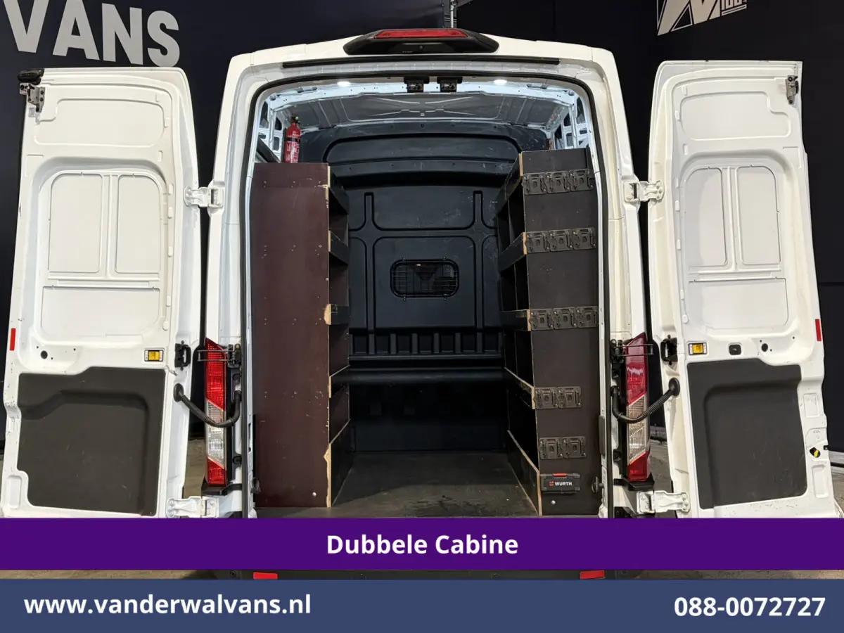 2.0 TDCI 131pk L3H3 Dubbele Cabine Euro6 Inrichting Airco | 6-Zits | Camera | Apple Carplay | Xenon Navigatie, Leder, Android Auto, Cruisecontrol, LED, LM Velgen, Stoelverwarming, Verwarmde 