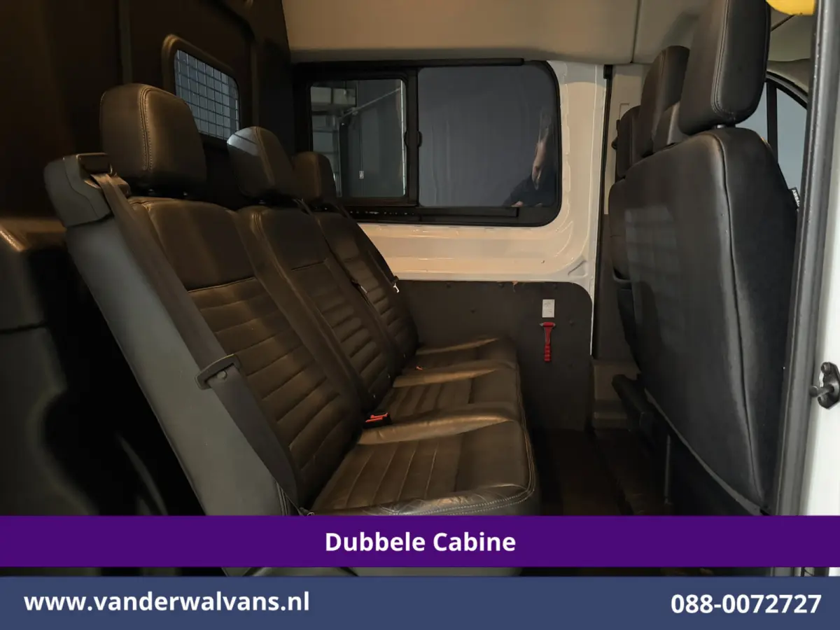 2.0 TDCI 131pk L3H3 Dubbele Cabine Euro6 Inrichting Airco | 6-Zits | Camera | Apple Carplay | Xenon Navigatie, Leder, Android Auto, Cruisecontrol, LED, LM Velgen, Stoelverwarming, Verwarmde 