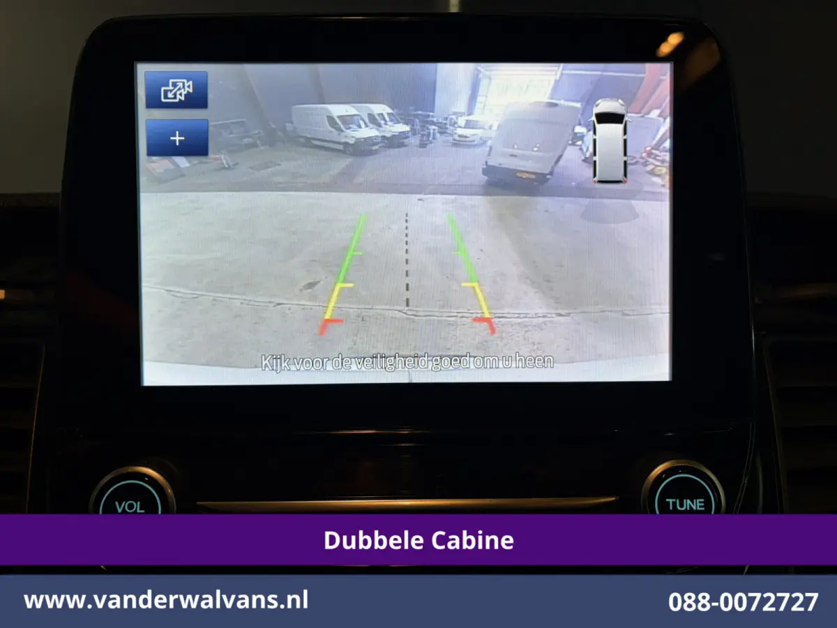 2.0 TDCI 131pk L3H3 Dubbele Cabine Euro6 Inrichting Airco | 6-Zits | Camera | Apple Carplay | Xenon Navigatie, Leder, Android Auto, Cruisecontrol, LED, LM Velgen, Stoelverwarming, Verwarmde 
