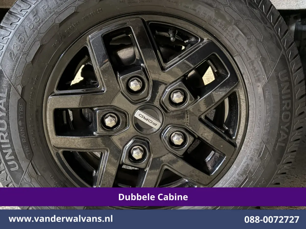 2.0 TDCI 131pk L3H3 Dubbele Cabine Euro6 Inrichting Airco | 6-Zits | Camera | Apple Carplay | Xenon Navigatie, Leder, Android Auto, Cruisecontrol, LED, LM Velgen, Stoelverwarming, Verwarmde 
