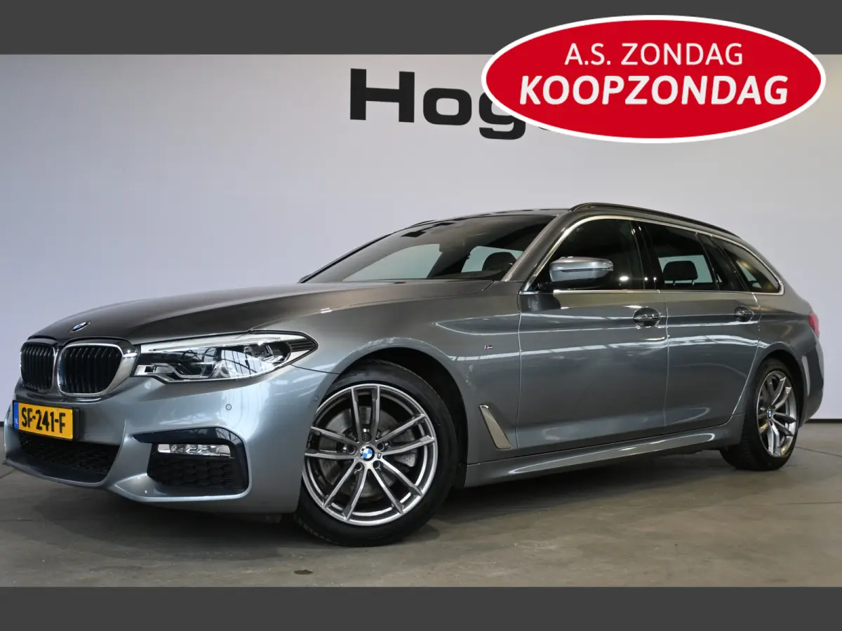 520i High Executive M Sport Automaat Clima LED Cruise Navigatie Trekhaak PDC Standkachel 100% Onderhouden! Inruil Mogelijk